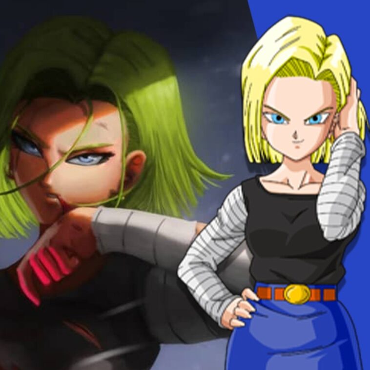 Un fan art de Dragon Ball nos muestra una versión única del Androide Número 18