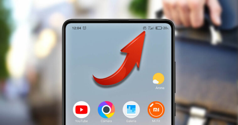Cómo quitar el icono de maletín de la barra superior de tu Xiaomi
