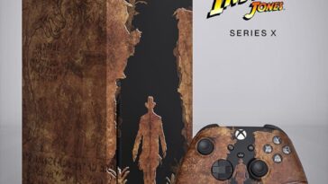 Xbox Series X|S y un concepto de consola edición especial de Indiana Jones