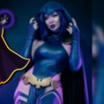 Ashlynne Dae y su impresionante cosplay de Raven, Teen Titans