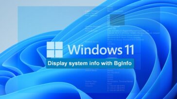 Cómo mostrar información actualizada del sistema de Windows 11 con BgInfo