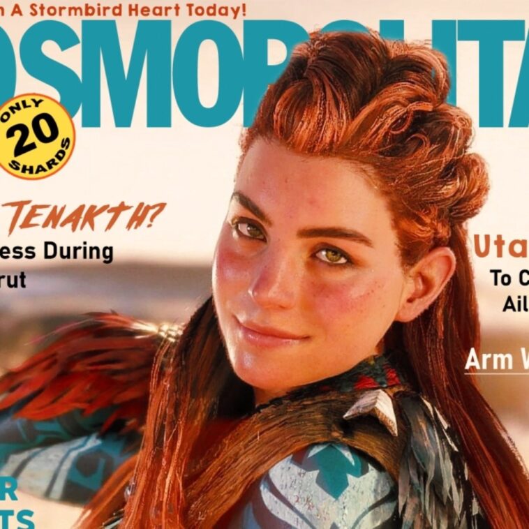 Crean genial portada de revista con Aloy de Horizon Forbidden West