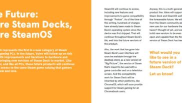 Steam Deck 2 confirmó la actualización del software steamos juegos de pc