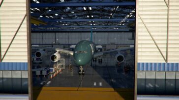 Hangar Wip A380x de Microsoft Flight Simulator Flybywire