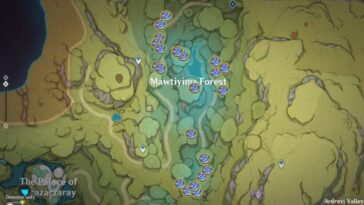Genshin Impact Rukkhashava Mushrooms Farming Locations Guide Collei 1a Mapa