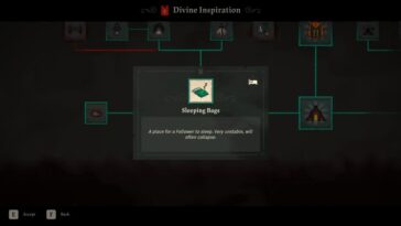 Cult Of The Lamb Saco De Dormir Refugio Descanso 1