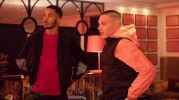 Two cast members in Prime Video