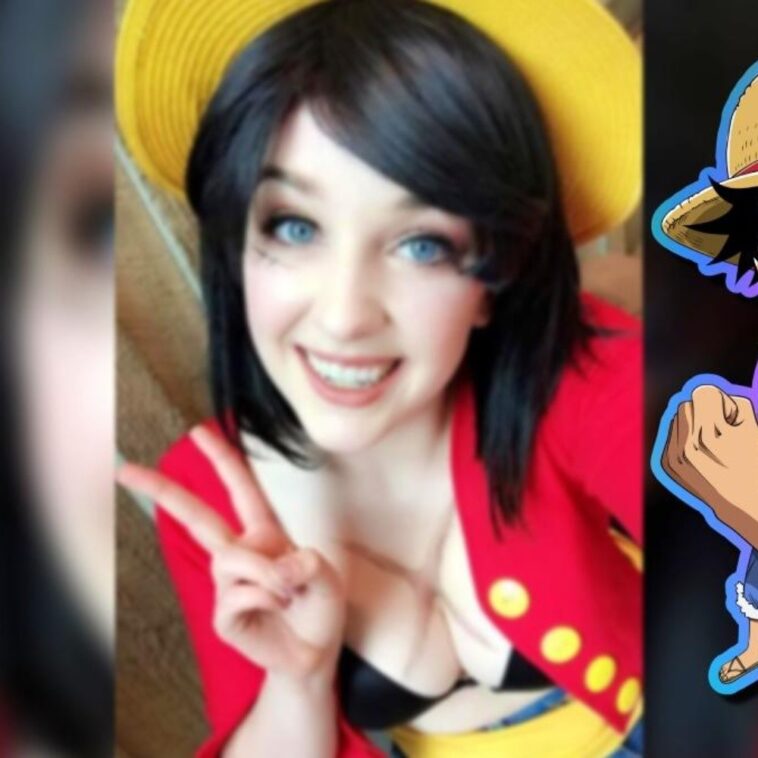 Kathryn Reagan hace cosplay de Monkey D. Luffy de One Piece