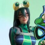 Kumi luce adorable cosplay de Tsuyu Asui de My Hero Academia