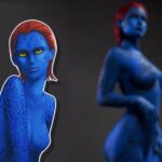 La bella Jannet se mete en la piel de Mystique de los X-Men