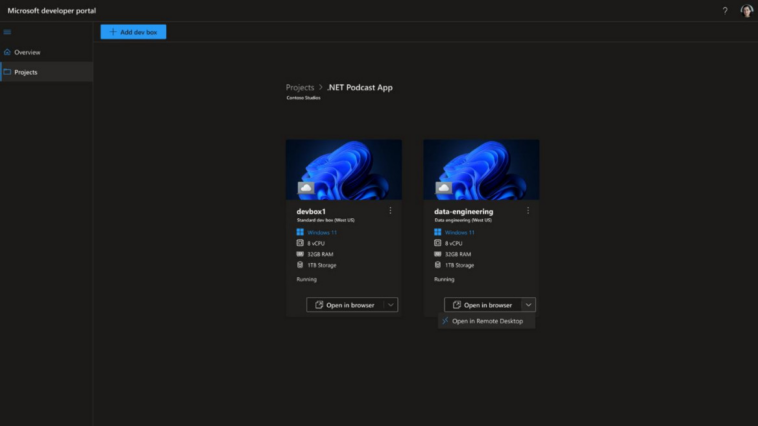 Microsoft Dev Box ahora está listo para que los desarrolladores prueben las estaciones de trabajo con tecnología de nube
