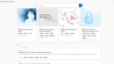 Pantalla de inicio de Microsoft Defender Threat Intelligence con artículos adversarios para que los usuarios los lean.