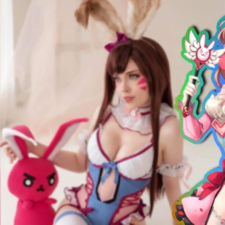 Rusa nos enamora con el adorable cosplay de D.Va Bunny de Overwatch