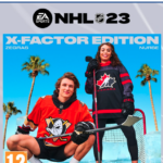 Trevor Zegras y Sarah Nurse en la portada de NHL 23