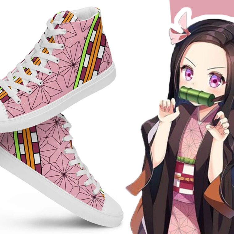 Unas zapatillas personalizadas de Nezuko Kamado que todo fan de Demon Slayer quisiera tener