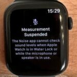 medición suspendida error de Apple Watch