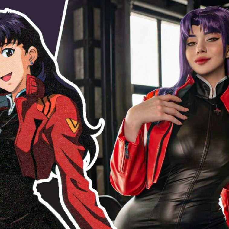 Alina Becker nos enamora con un llamativo cosplay de Misato Katsuragi de Evangelion