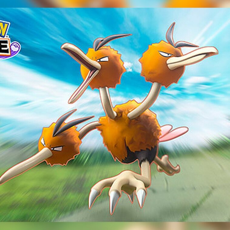 Dodrio, el Pokémon Ave Triple ya está disponible en Pokémon UNITE