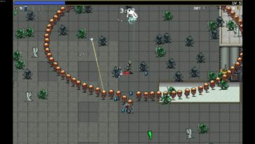 Vampire Survivors precio azulejos grises círculo de medusas