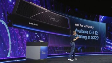 Fecha de lanzamiento de Intel Arc A770