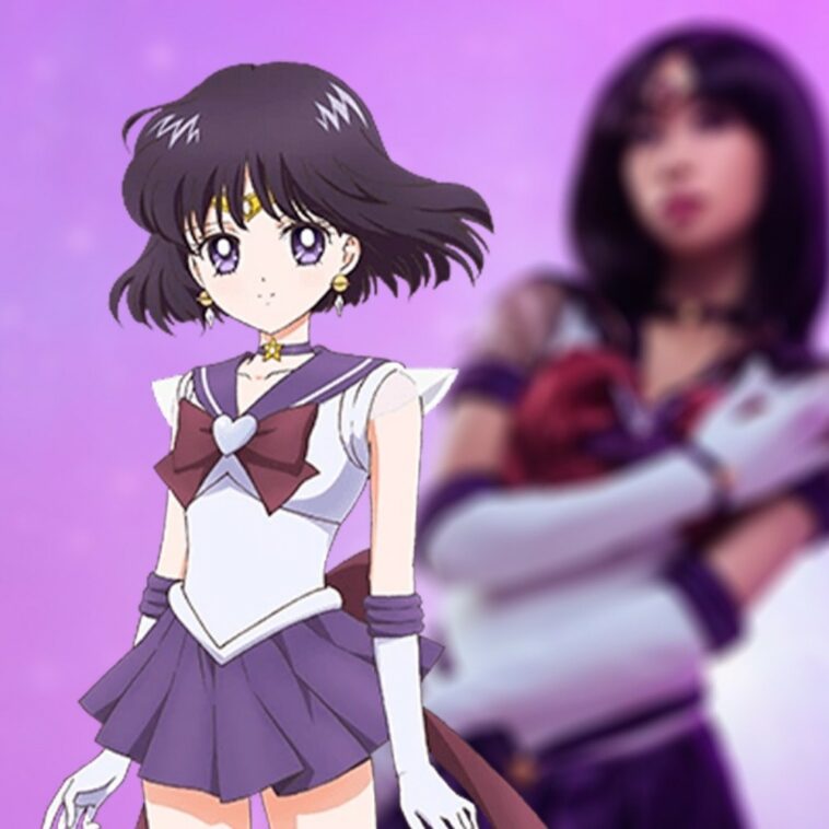 Modelo ucraniana deslumbra en su cosplay de la Sailor Saturn de Sailor Moon