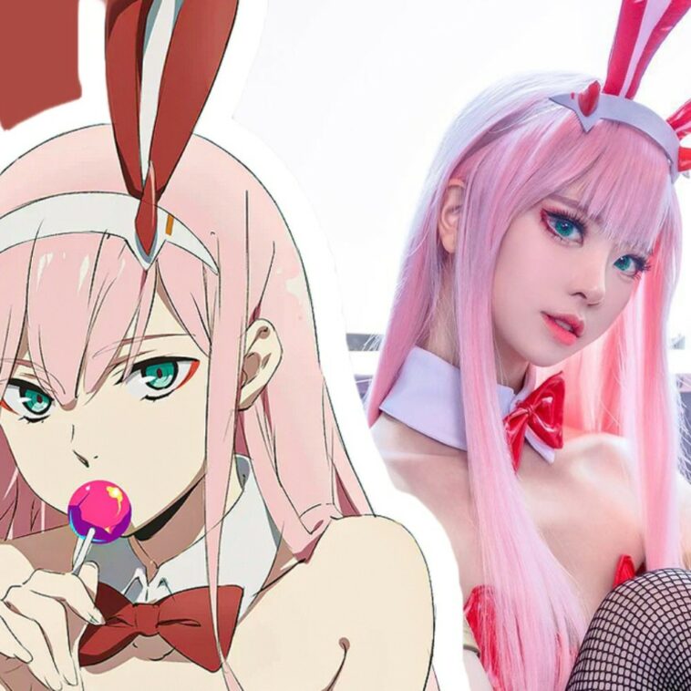 Zekia nos enamora con su versión Bunny Dress de Zero Two de Darling in the Franxx