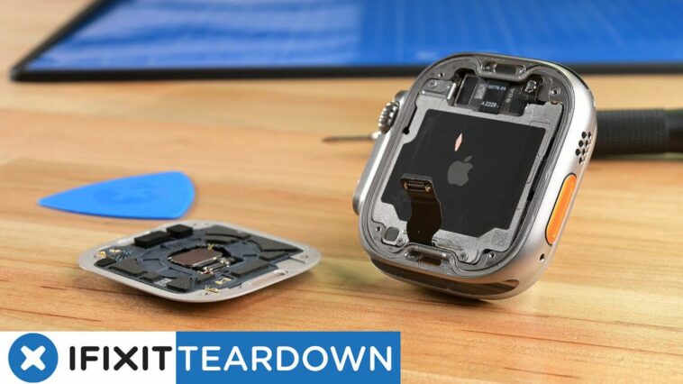 Apple Watch Ultra Teardown revela una batería más grande, resistencia al agua mejorada y más