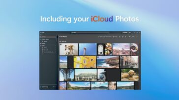 Fotos de iCloud dentro de Windows 11.