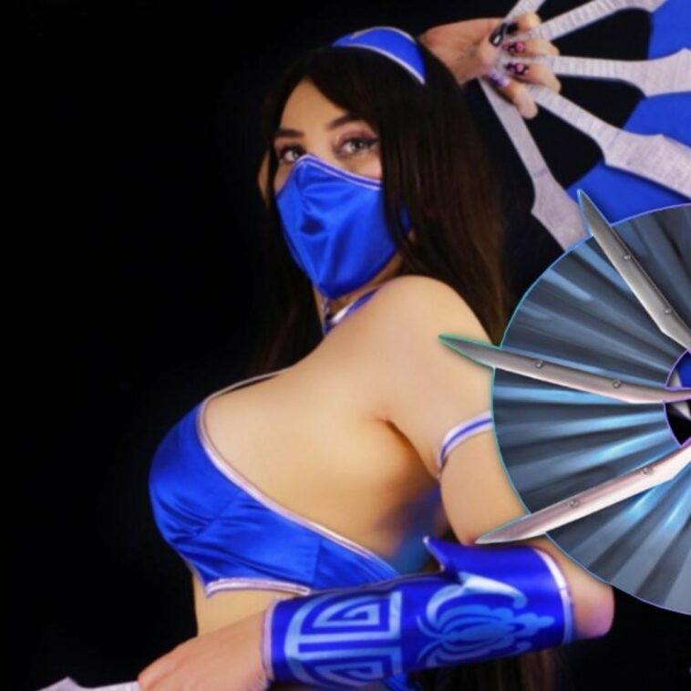 Chilena nos conquista con excelente cosplay de Kitana de Mortal Kombat