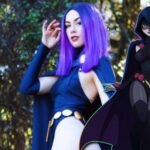DC: Emma nos conquista con cosplay de Raven de Teen Titans