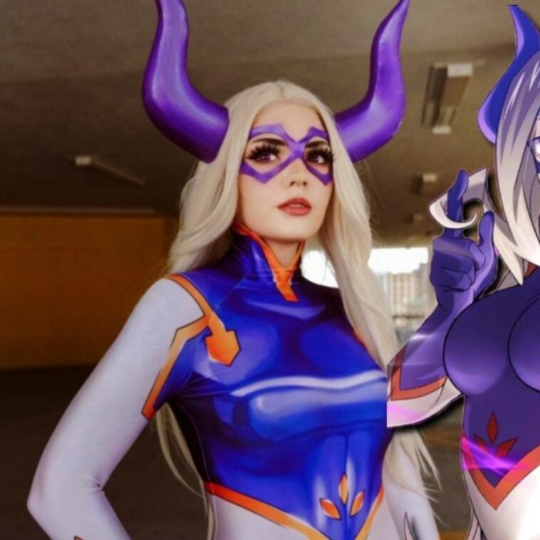 Kaezuko saca de la pantalla a Mt Lady con colosal cosplay de My Hero Academia