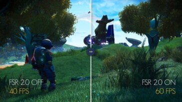 Comparación de No Man's Sky Amd Fidelityfx Fsr 2.0