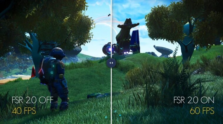 Comparación de No Man's Sky Amd Fidelityfx Fsr 2.0