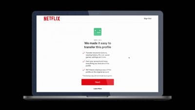 transferencia de perfil de netflix