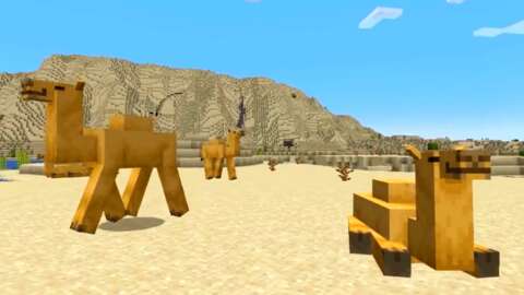 La próxima gran actualización de Minecraft agregará camellos, bambú artesanal y más