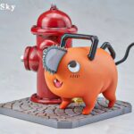 Lanzan una figura Chainsaw Man con Pochita haciendo sus necesidades