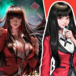 Liang-Xing nos sorprende con un fan art en verdad único de Yumeko Jabami de Kakegurui