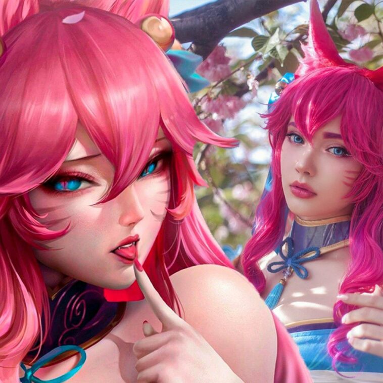 Misaki Sai roba nuestros corazones con su cosplay de Ahri Flor Espiritual de League of Legends