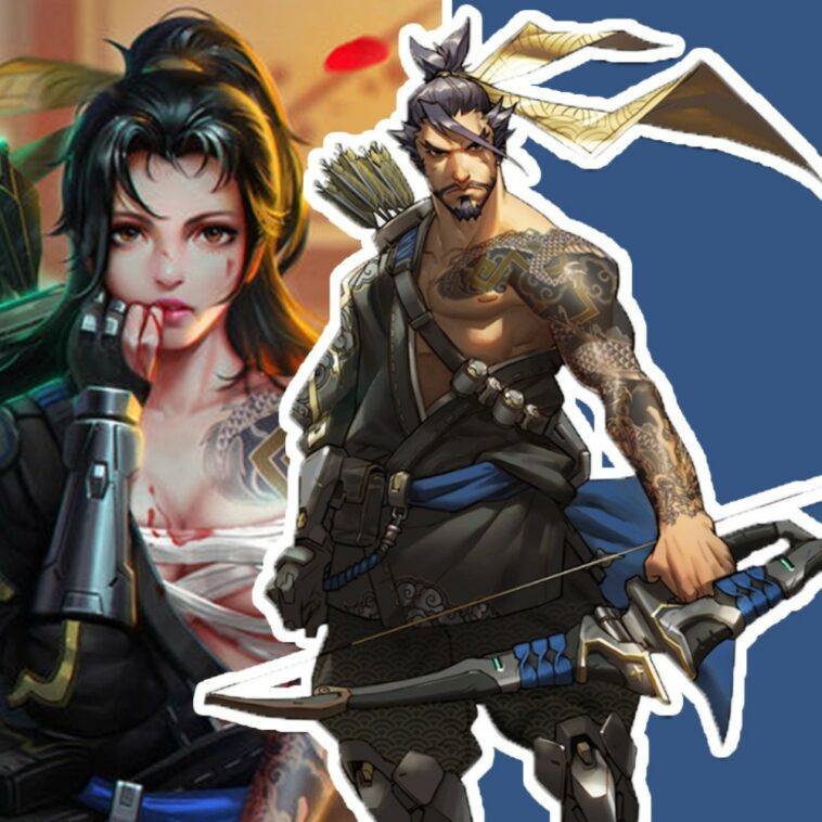 Un fan art de Overwatch nos muestra una versión femenina de Hanzo Shimada