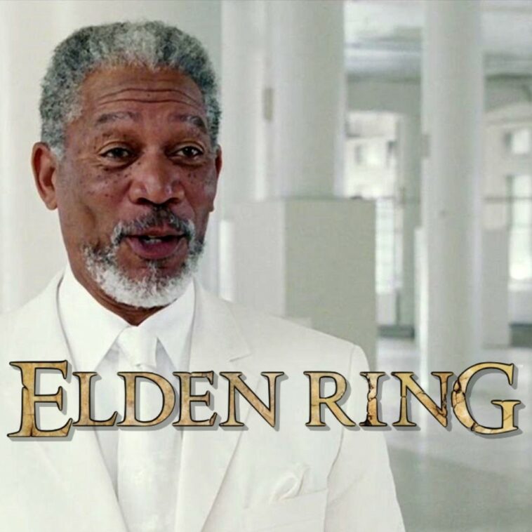 Un jugador creó un "Morgan Freeman" dentro de Elden Ring