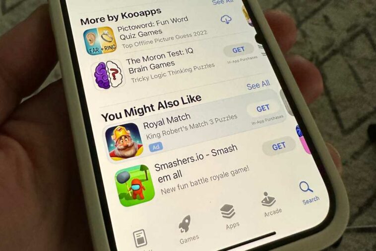La App Store de iOS de repente está plagada de anuncios