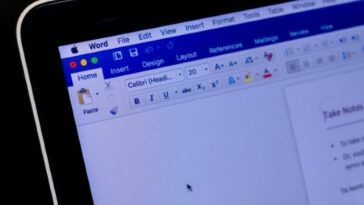 Microsoft Word en pantalla