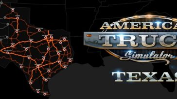 American Truck Simulator Texas Dlc Mapa (copia)