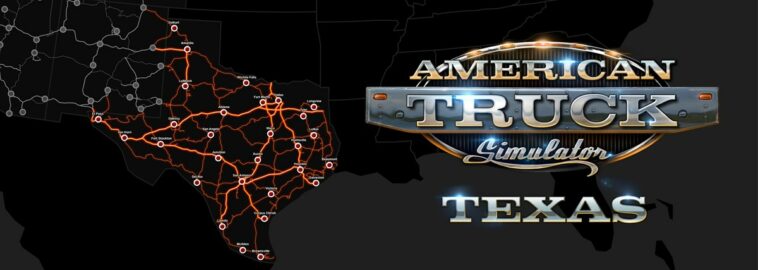 American Truck Simulator Texas Dlc Mapa (copia)