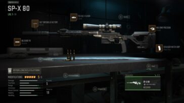 Modern Warfare 2 Clase SP-X 80