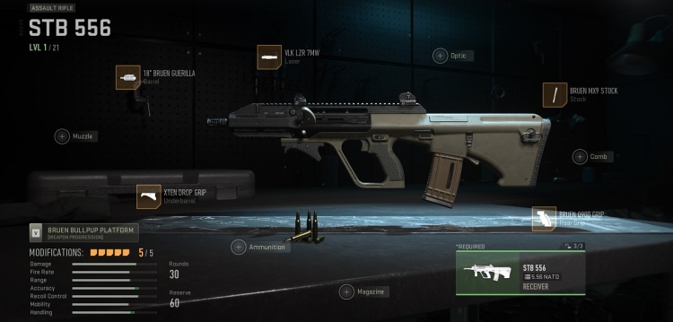 Modern Warfare 2 Clase STB 556