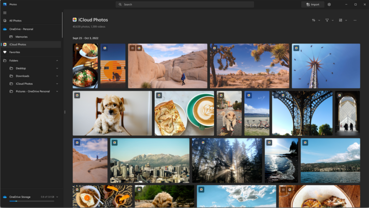 La aplicación Fotos en Windows 11 ahora es compatible con Fotos de iCloud