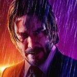 Keanu Reeves in a promotional poster for John Wick 4