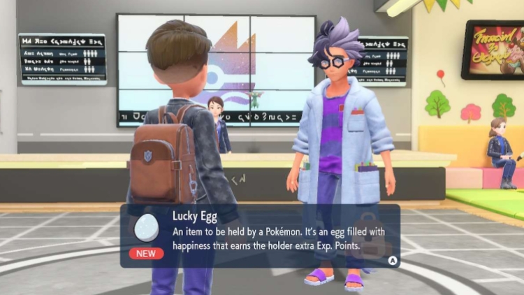 Huevo de la Suerte Pokémon Violeta Escarlata Profesor Jacq Recompensa
