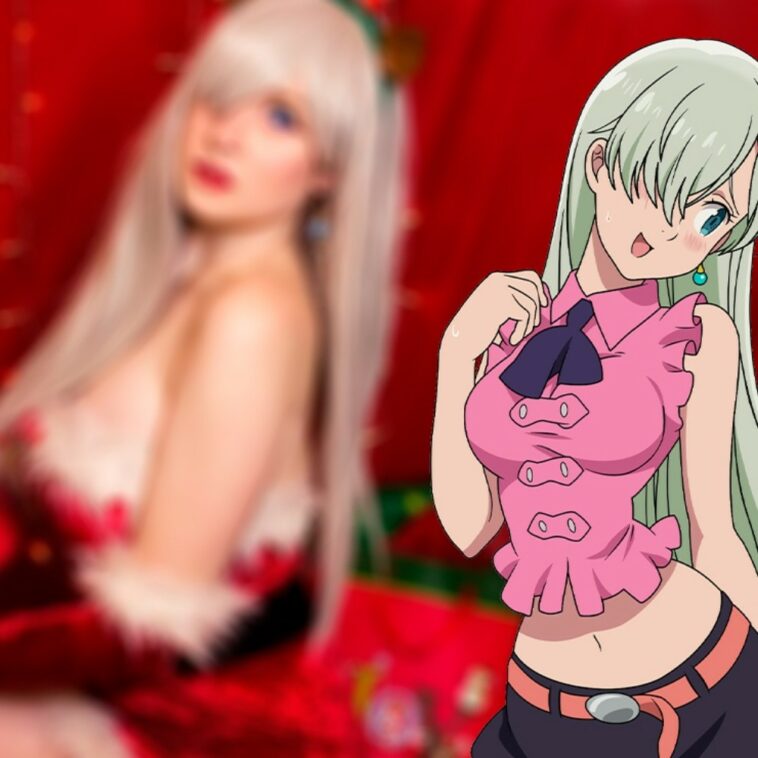 Brandy utilizó la navidad en bello cosplay de Elizabeth de Seven Deadly Sins